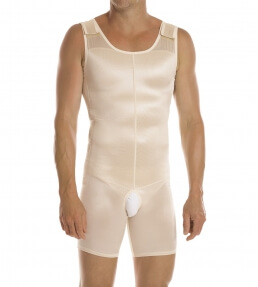 Male, Overall, Mid thigh leg, Shoulder, Normal Support, Zip, Open crotch