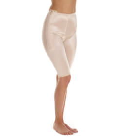 Female, Pants, Above knee, Waist, Normal Support, side Zip, Open crotch